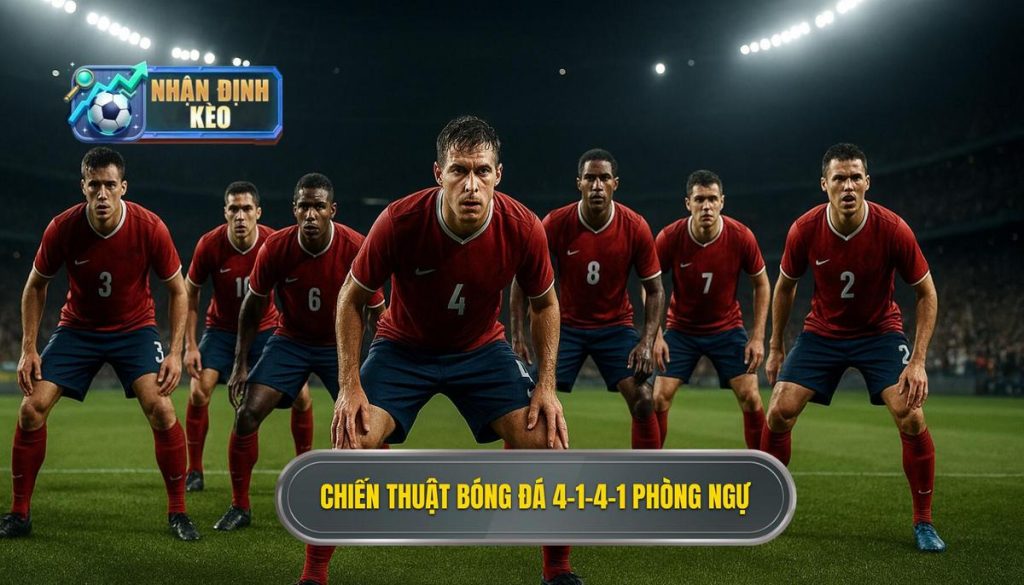 Chiến thuật bóng đá 4-1-4-1 phòng ngự