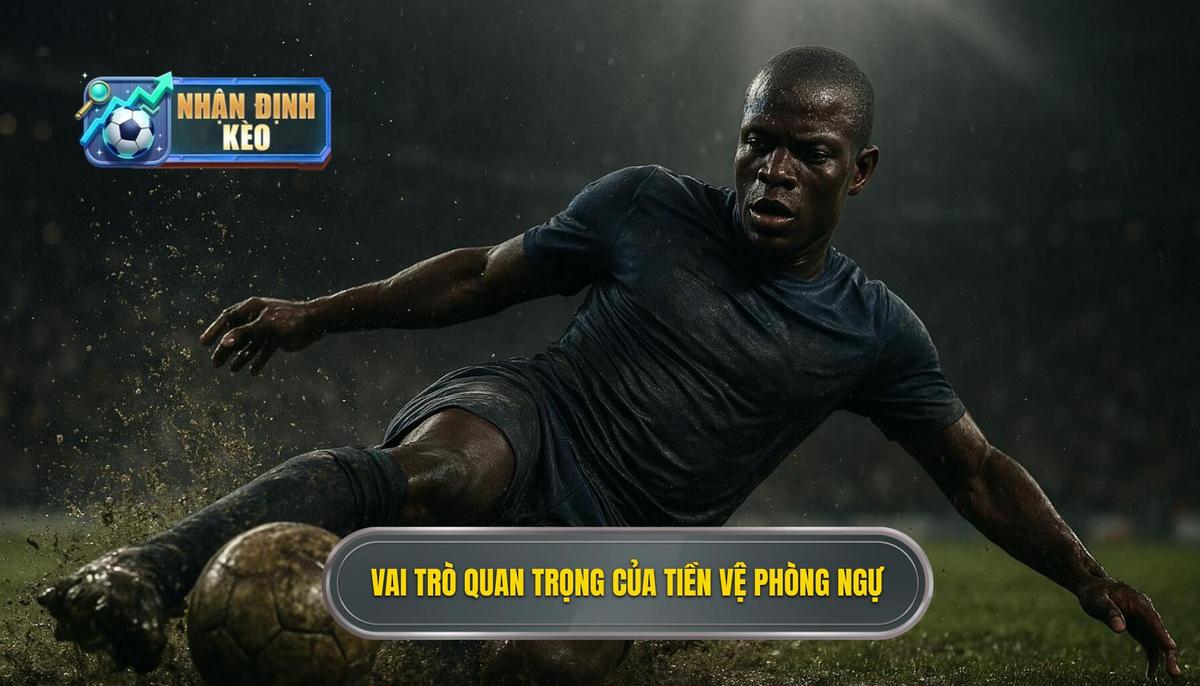 Vai trò then chốt của Tiền vệ Phòng ngự (DM)