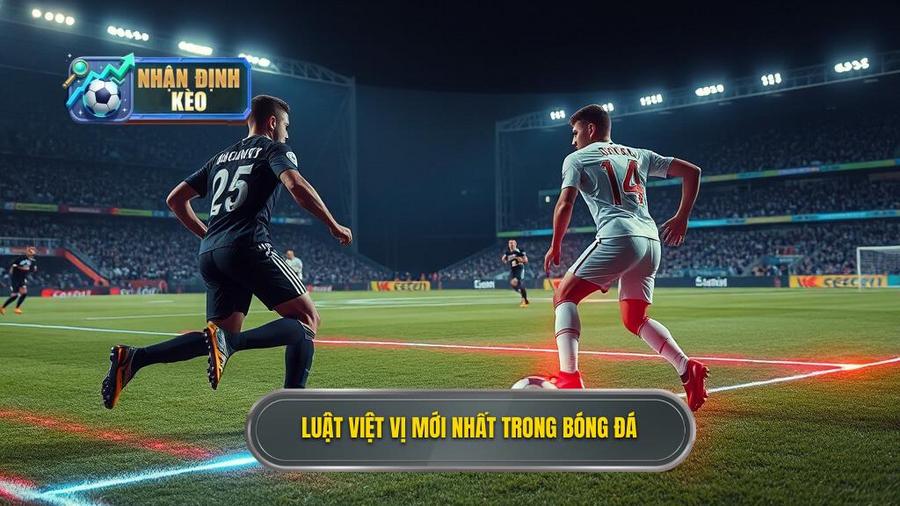 1. Luật việt vị mới nhất trong bóng đá