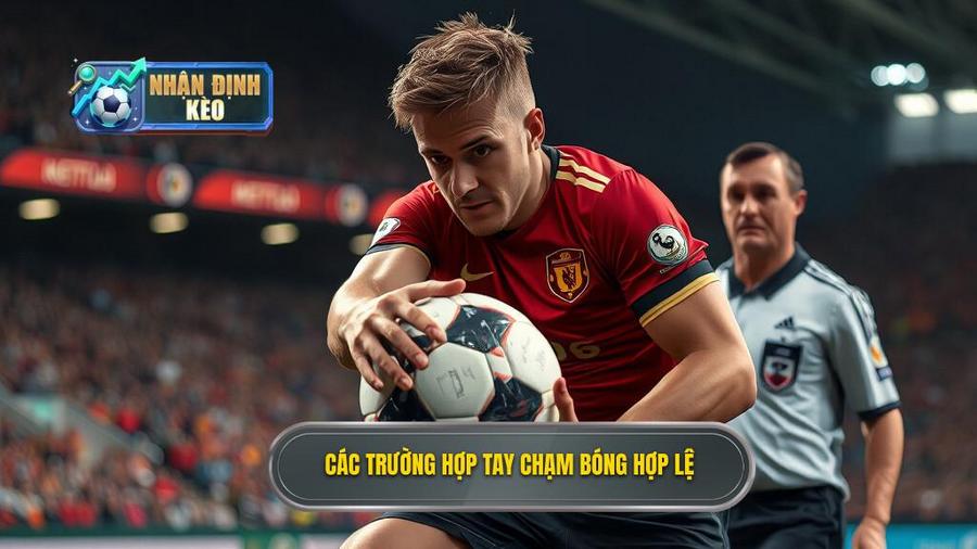 2. Các trường hợp tay chạm bóng hợp lệ