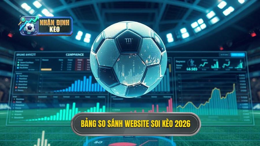 Bảng so sánh Top website soi kèo bóng đá uy tín nhất 2026