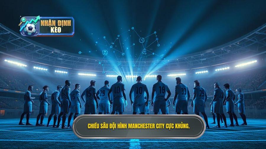 1. Chiều sâu đội hình Manchester City cực khủng.