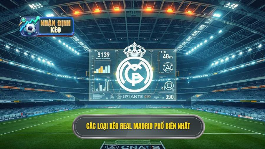 3. Các loại kèo Real Madrid phổ biến nhất