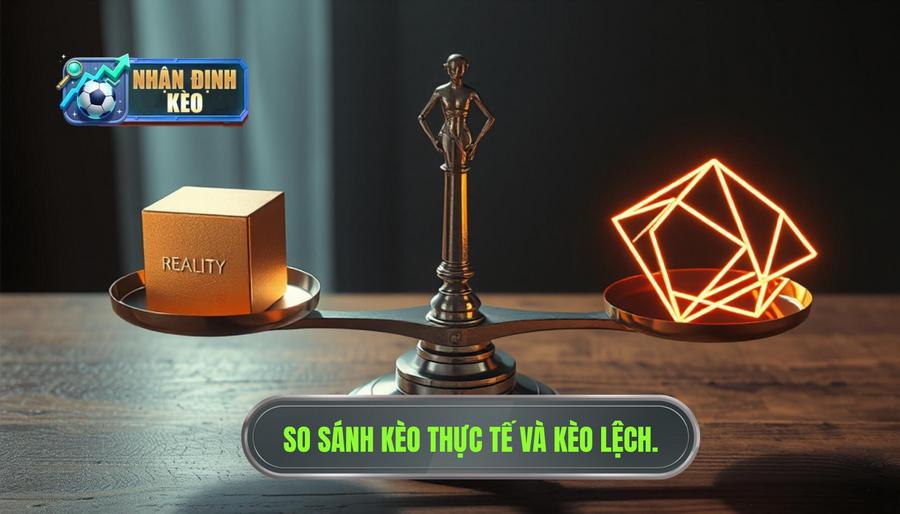 Bảng so sánh: Kèo thực tế vs Kèo bị kéo lệch