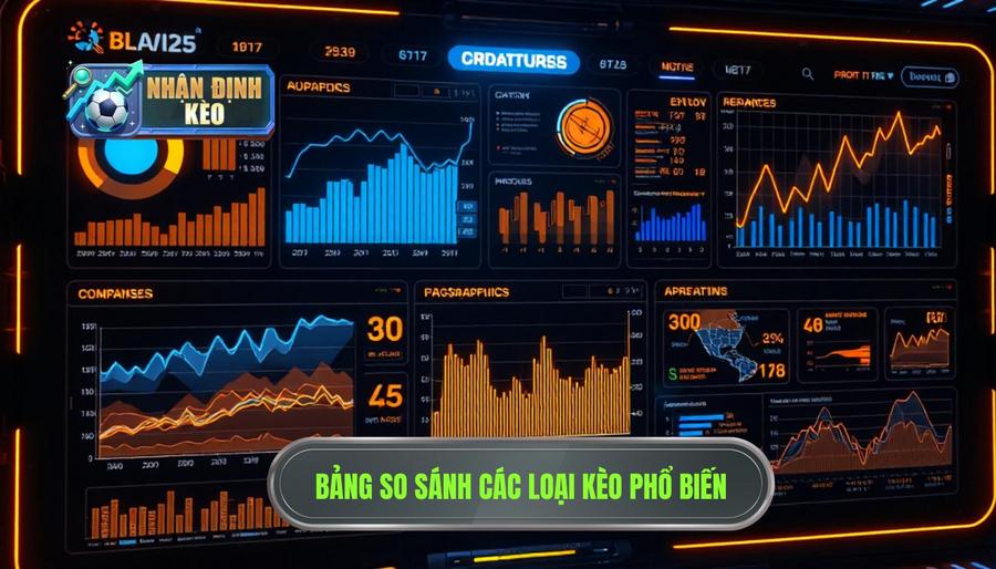 Bảng so sánh các loại kèo phổ biến để săn kèo hiệu quả